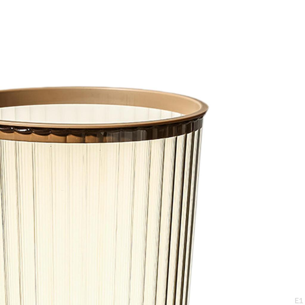 Garbage Can Household Trash Bin Portable Minimalistic Multifunctional Wastebasket Container