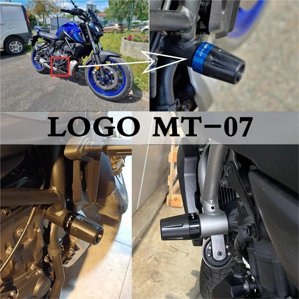 Dingsyouy Motorcycle Accessories Drop Protection Engine Crash Compatible with YAMAHA MT07 FZ07 Tracer MT-07