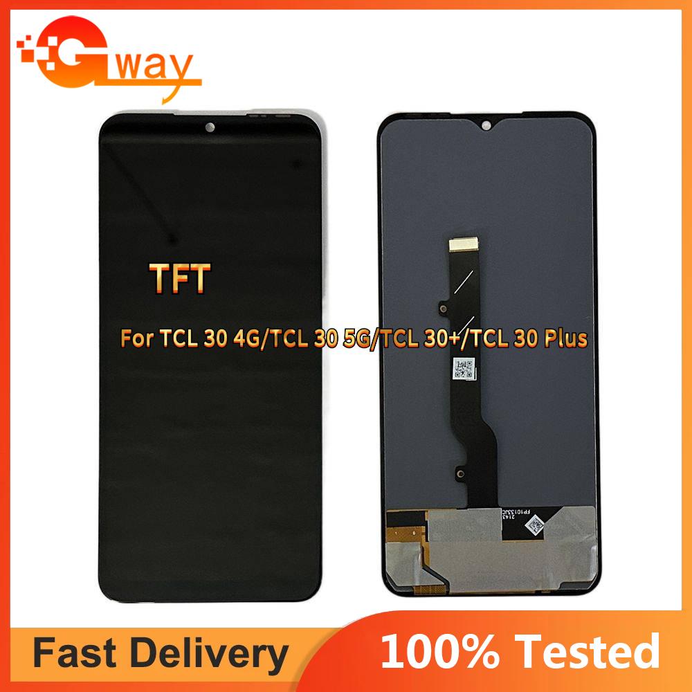 LCD Screen and Digitizer Full Assembly For TFT TCL 30 4G TCL T776 T676 T676H T676K