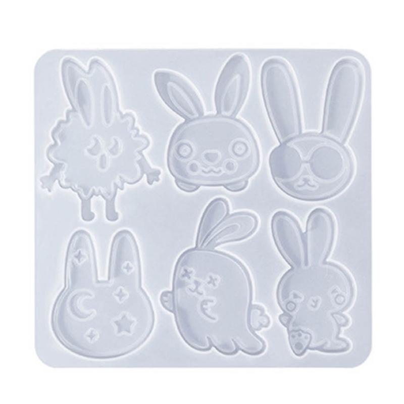 Soft Silicone Mold Hair Accessories Making Molds Lovely Animal Shaped Hair Clip Mould Reliable Jewelry Making Supplies