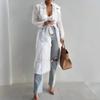 Autumn 2022 Solid Color Lantern Sleeve Women's Jacket: Casual & Versatile