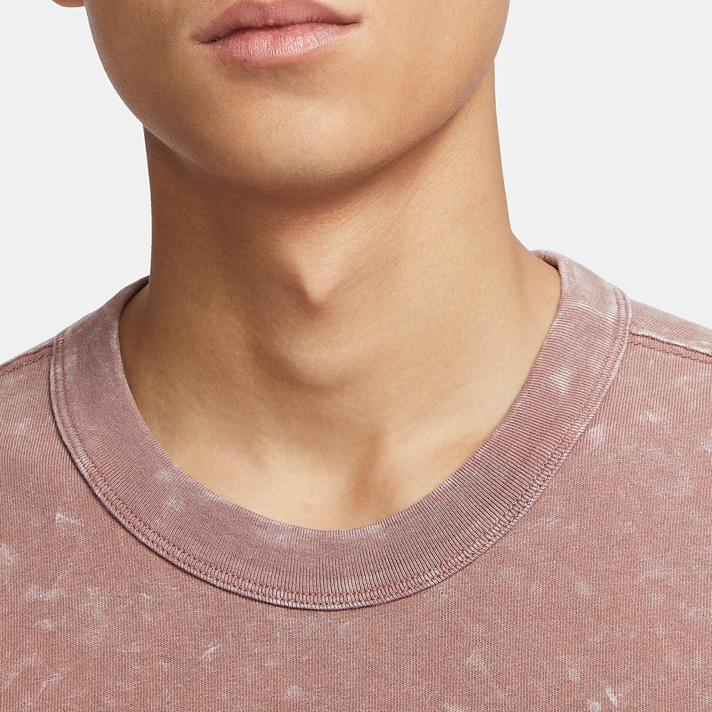 Nike Sportswear Premium All Over Print Crew Neck Pocket Casual Long Sleeve T-Shirt Men Tops Smoke-Gray Purple Red FZ6563-208