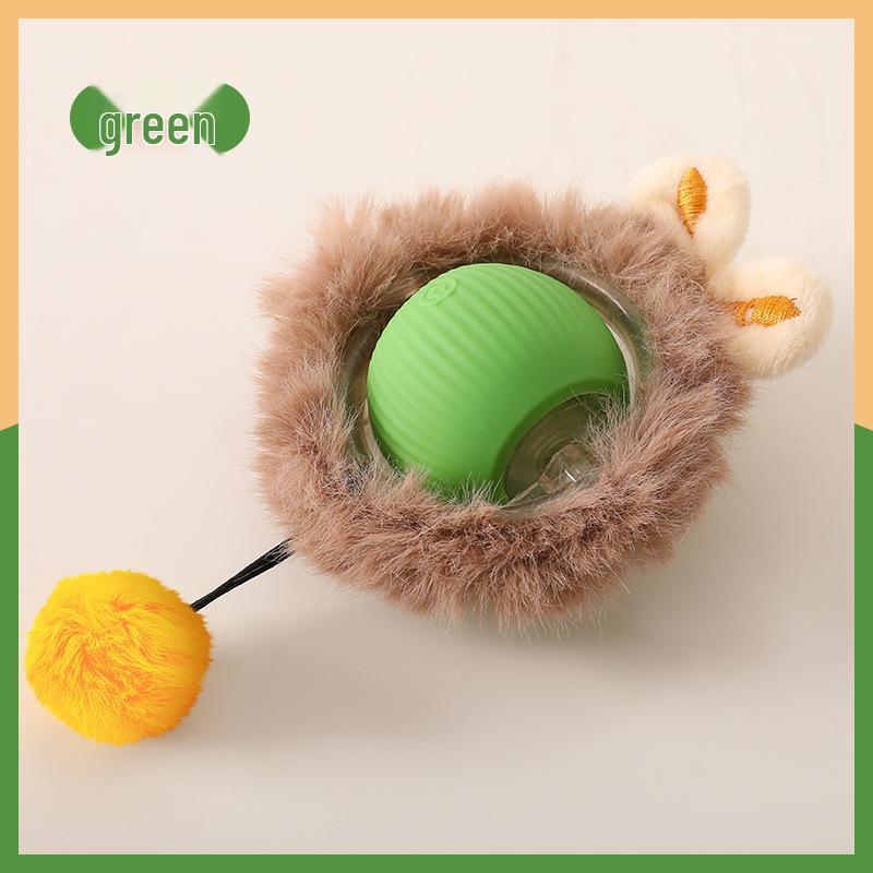 Interactive Bouncy Rope Ball Cat Toy: Bite-Resistant, Self-Amusement, and Boredom Relief Teaser