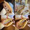Rilakkuma Plush Pencil Case With Large Capacity For School Students And Cute Style Storage Bag