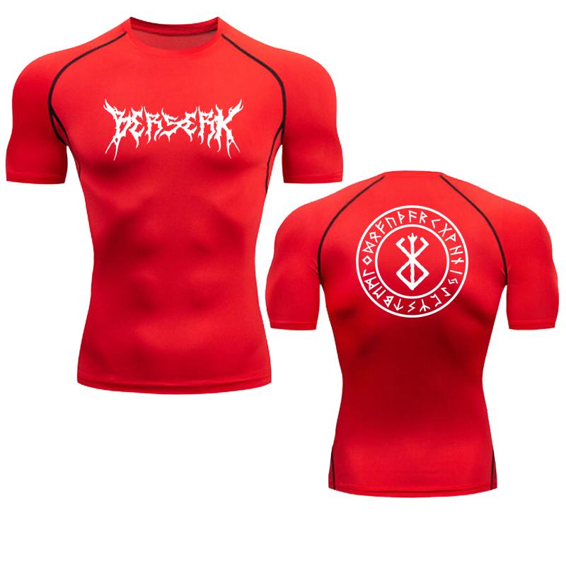 New Summer Compression Shirt Men Fitness Gym Sport Running T-Shirt Rashgard Tops Tee Quick Dry T-Shirt for Men