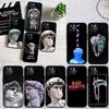 PP25 David Statue lustig Weiche Handyhülle für Samsung Galaxy S20 S21 S22 Ultra FE + Plus A21S A22 A24 A25 A26 A30 A30S A31