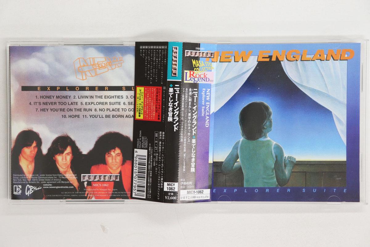 CD NEW ENGLAND Explorer Suite MICY1062 Avalon 1998 Япония Obi Rock Б/у