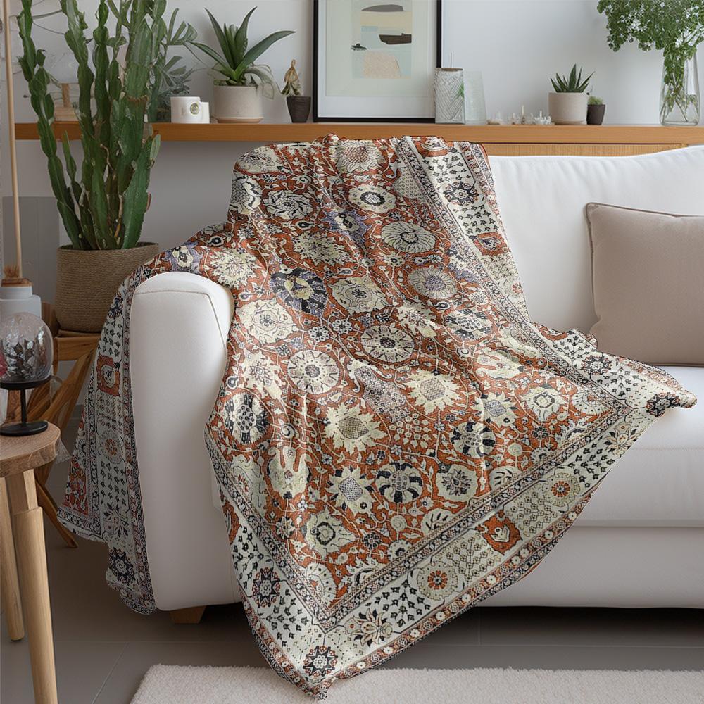 Vintage Ethnischer Kilim Teppich Traditioneller Türkischer Persischer Bereichsteppich Handgefertigte Wolle Bodenmatte Heimdekoration