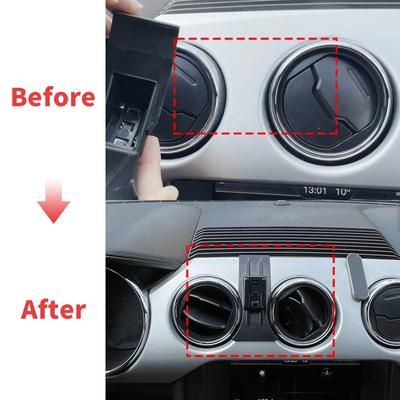 Passar för Ford Mustang 2015 2016 2017 2018 2019 2020 2025 Navigations telefonhållare Fäste Anpassade Biltillbehör