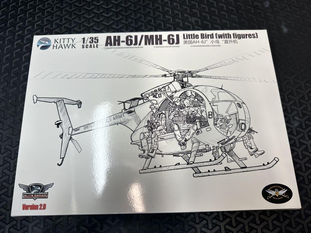 

[USED] Kitty Hawk AH-6J/MH-6J Little Bird with 6 figures