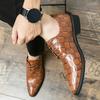 Herrenschuhe große Größe neue spitze Lederschuhe Mode Herren Business Anzugschuhe Trend Britischer Stil Hochzeit Lederschuhe