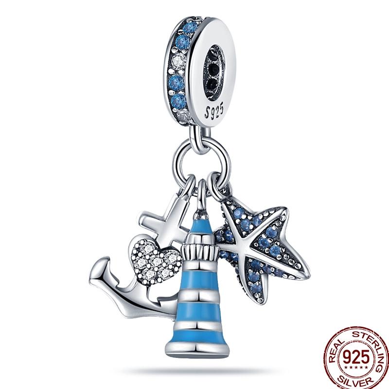 Original Copper Charm Beads Luminous Firefly Tarot Card Perfume Butterfly Bead For Women Diy Bracelet Charm Jewelry