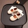 Fashion Solid Color Soft Sole Princess Toddler Leather Shoes For Little Girls