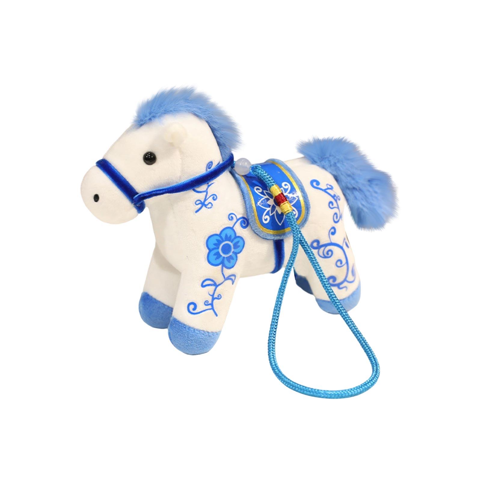 

Horse Year Chinese New Year Decorations, Cute Little House Plush Mascot Ornament, Home Decor Gift, Indoor And Outdoor Hanging Decorations One Size белый