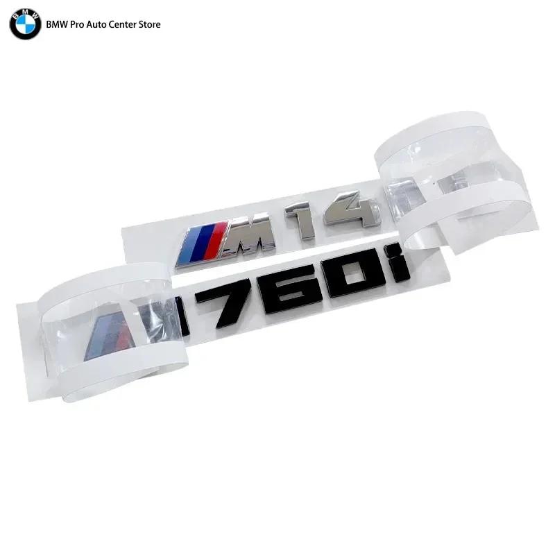 XKUGH1 For BMW New 2025 3D ABS Black Logo M 135i 140i 235i 240i 550i 760i Emblem Badge Car Rear Trunk Sticker For BMW F20 F40 F22 F44 G