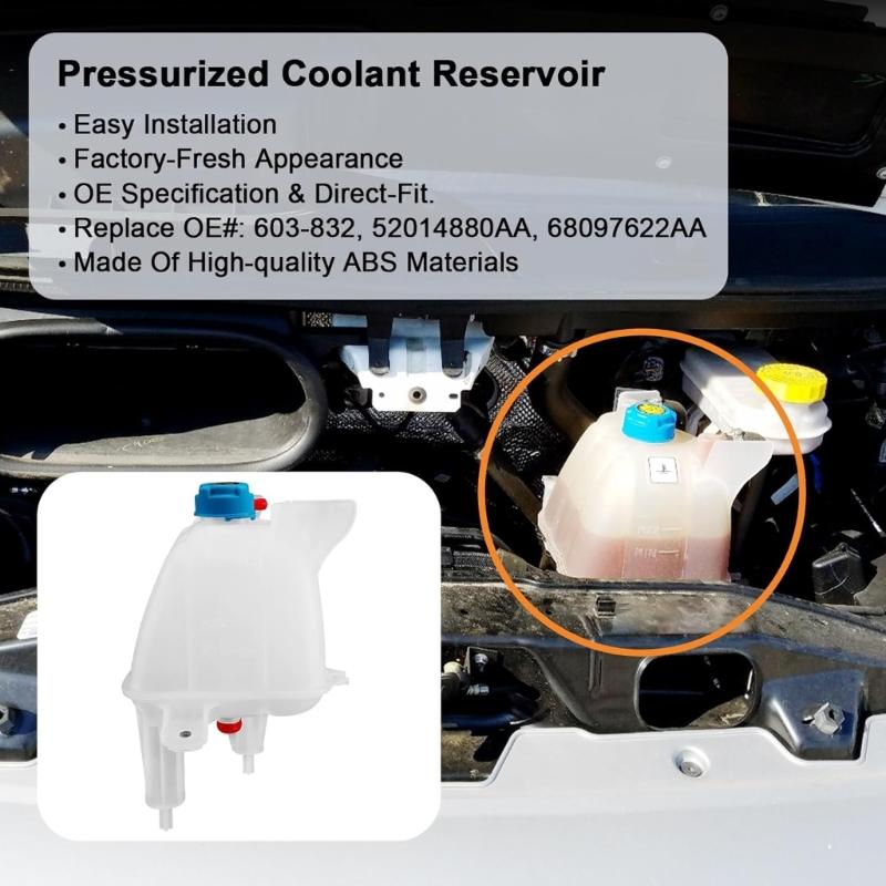 Replacement Coolant Reservoir 52014880AA 68097622AA for ProMaster 1500 2500