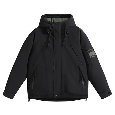 Men's Winter Thickened Down Jacket: Trendy, High-End Workwear for Cold Weather
