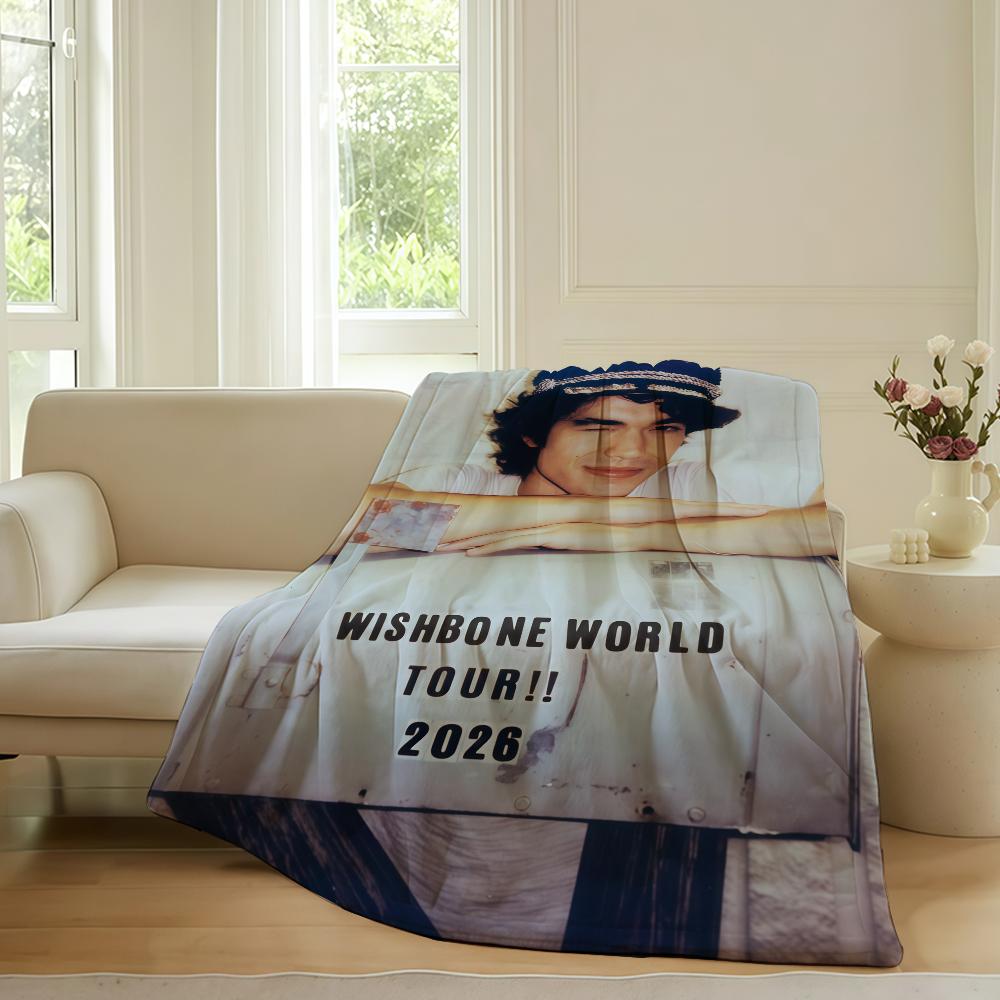 

Singer Conan Gray Wishbone Blanket For Sofa Office Bed Plane Travel Sleep Read Relax Camping Soft And Warm 30x40in