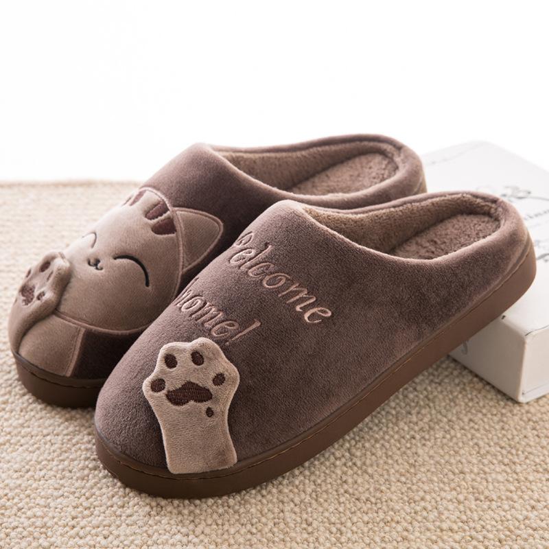 Welcome Home Women's Slippers with Cat 36/37