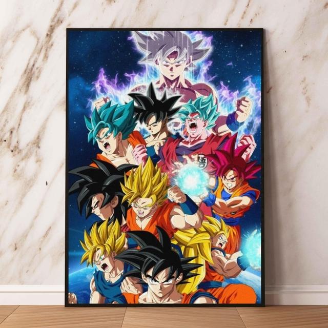 

Плакат на холсте, Жемчуг дракона, Украшение детской спальни Vegeta, Hd-печать, Художественная гравюра, Классическое украшение стены 21cm×30cm NoFrame