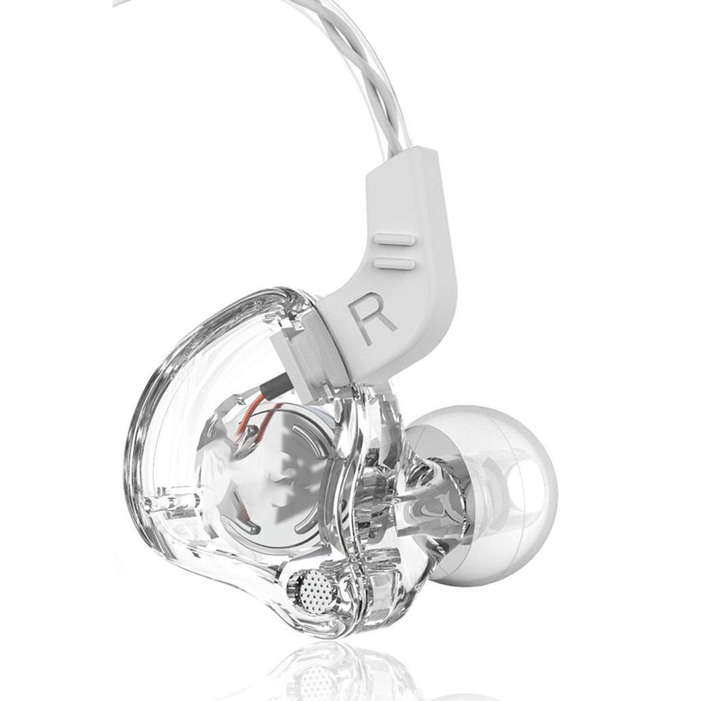 QKZ AK6 Universal 3.5mm HiFi Sport Headphones In Ear Earphone for Running with Microphone Headset Music Earbuds