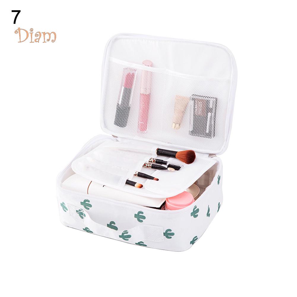 TOP-MART Travel Waterproof Flower Flamingo Cosmetic Bag Mini Wash Pouch Handbag Home Decor