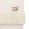 Paul Joe Moonbat Katzenfell-Schal mit Marken- & (44586) Verpackung, Off-White