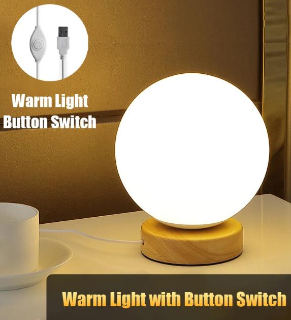 

Светодиодный ночник с изменением цвета RGB, перезаряжаемый через USB, светодиодный настольный светильник, ночник для домашнего офиса, спальни, гостиной