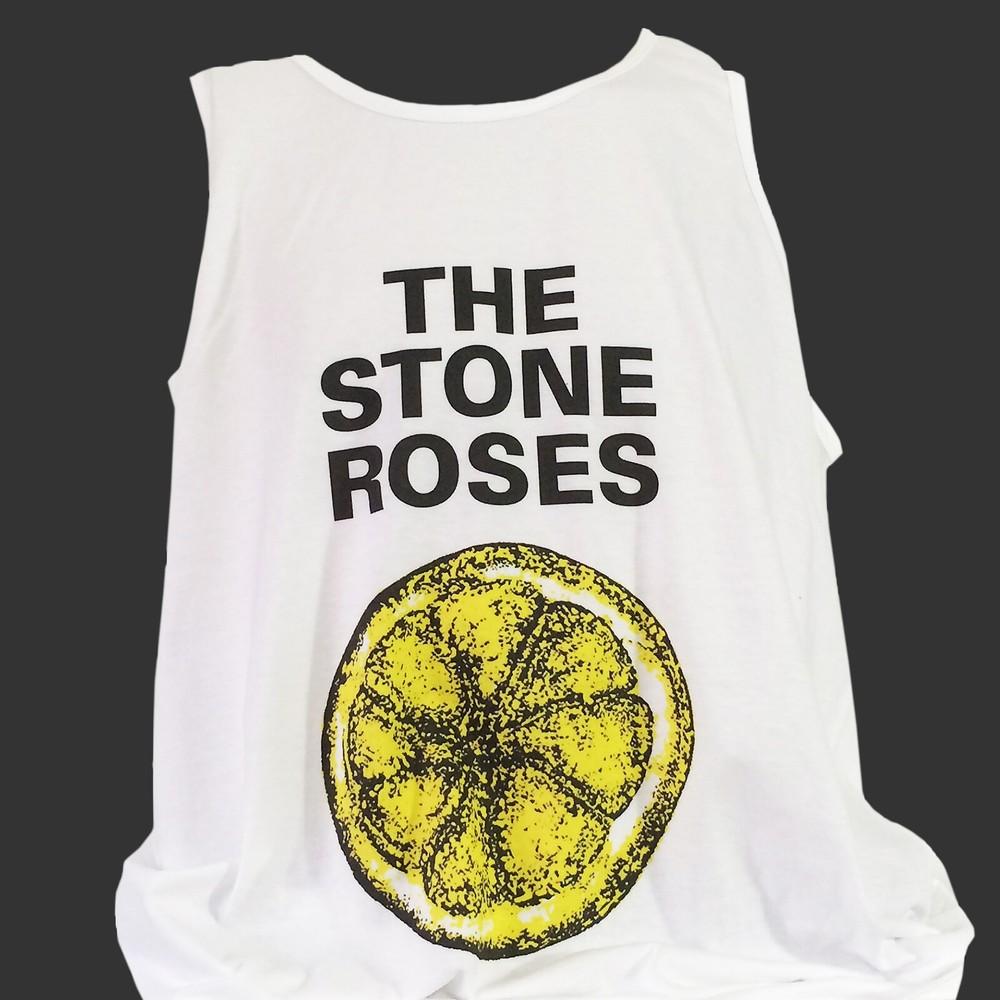 

The Stone Roses Britpop Indie Rock T-SHIRT vest top unisex white S-4XL XL