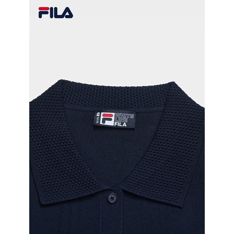 FILA Women's 2026 Summer Knitted Short Sleeve Top