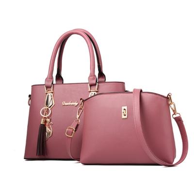 New Fashion Two Piece Set Women's Handbag with Wallet Quality Leather Shoulder Bag Women's Crossbody Bag Casual Tote Bags