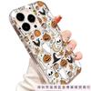 Pumpkin ghost candy is suitable for Apple 16pro mobile phone case 15pro transparent 1413 airbag 12 trend 11