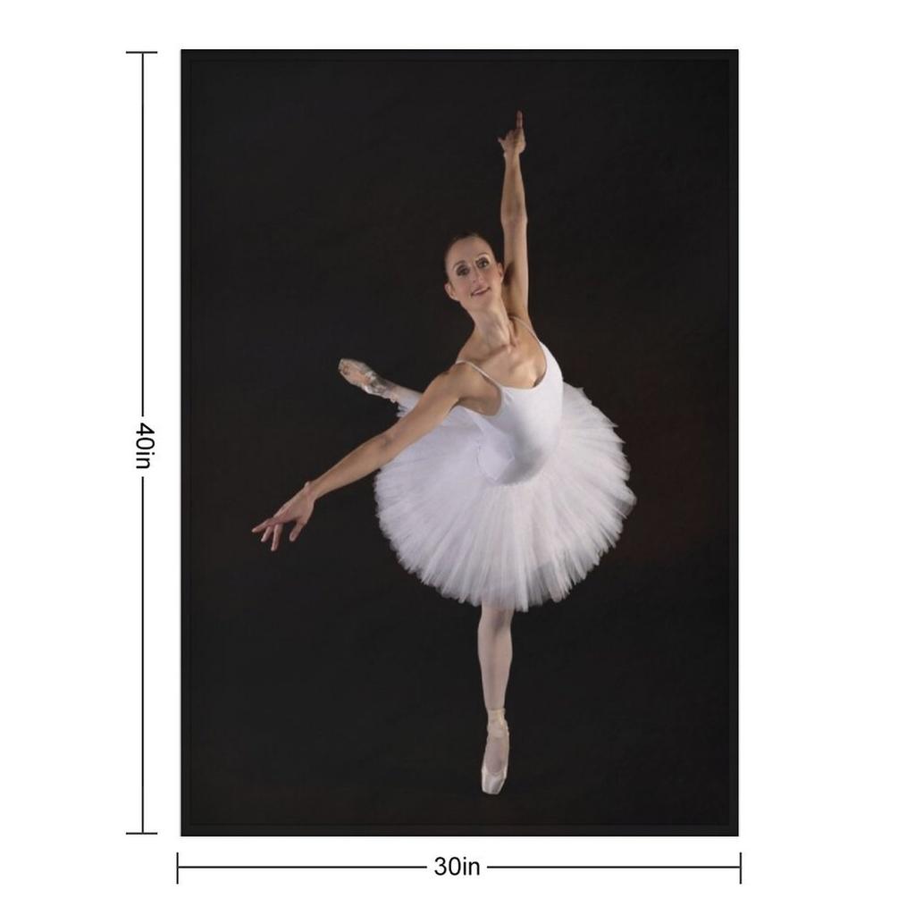 Ballet Dancer Throw Blanket Plaid Soft For Decorative Sofa Sleeping Bag Blankets