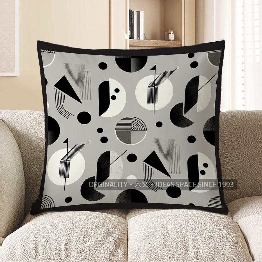 

2D Geometric Pattern Decorative Pillow Covers Pattern Cushion Cover Suitable For Sofa Bedroom Car Pillow Cover 40x40cm