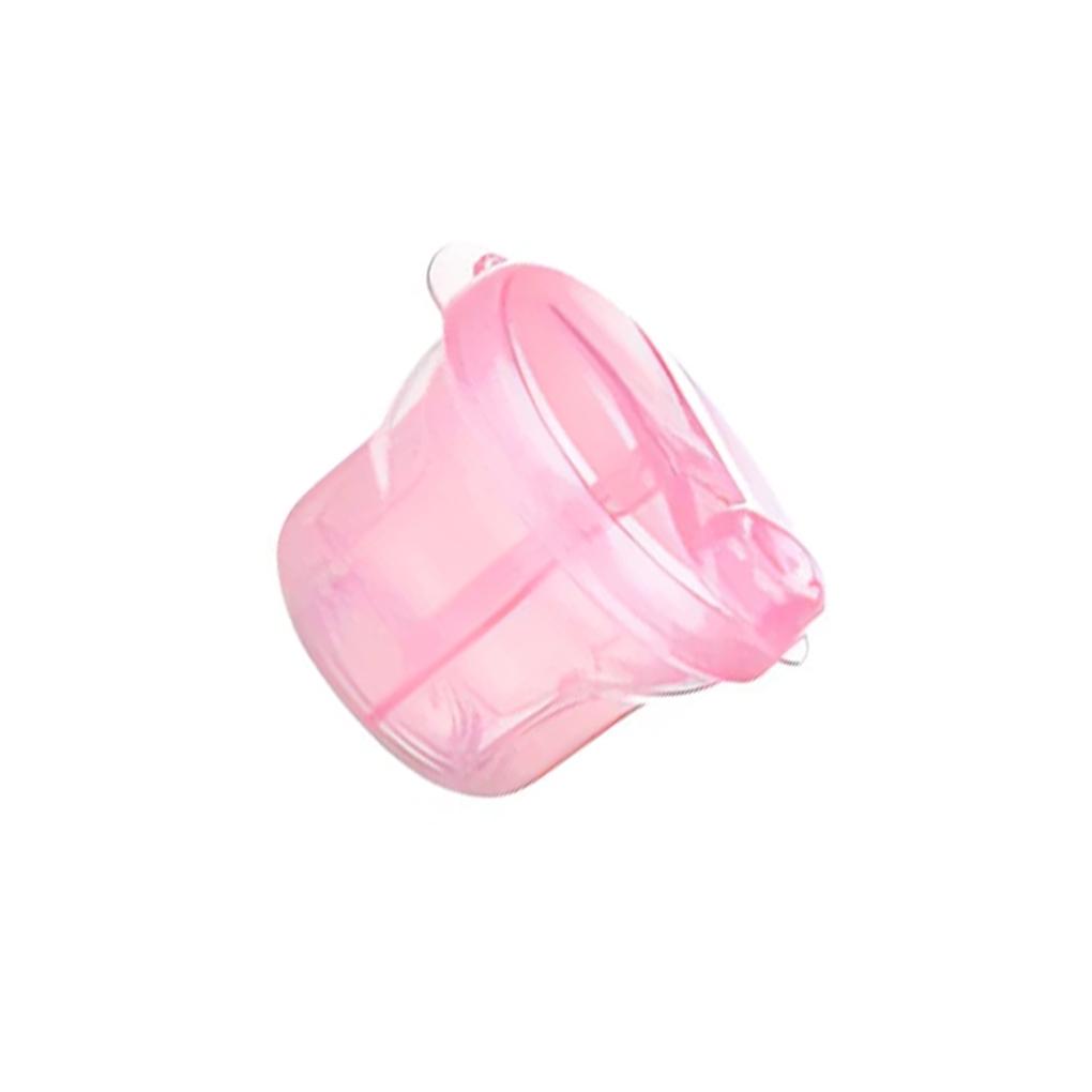 

Диспенсер для детской молочной смеси, вращающийся контейнер для еды с тремя отделениями, большой контейнер для хранения, организация для покупок дома на улице розовый