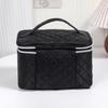 PU Waterproof Travel Makeup Bag Handheld Cosmetic Organizer Bag Premium Portable Large Capacity Washbag