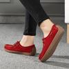 Women Black Red Yellow Orange Blue Coffee Office Business Shoes Flats Loafers Casual Slip on Shoes Large Size Large Size 41 42