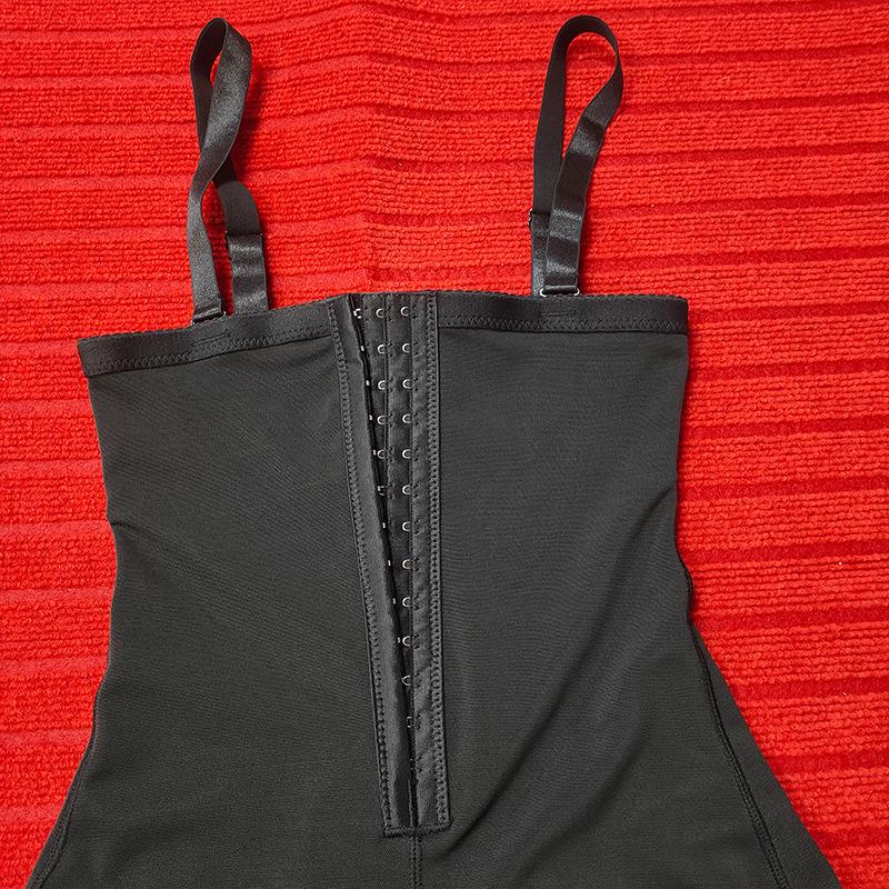 High-Waist Plus-Size Women's Slimming One-Piece Body Shaper with Tummy Control and Hip Lift