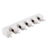 Mobile Stainless Steel Mop and Broom Organizer