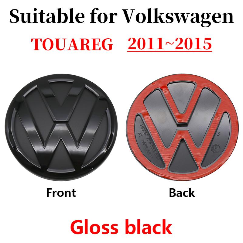 W160For Volkswagen Touareg 2011-2015 Rear Emblem Trunk Badge Logo Rear Tailgate Decal Sticker Compatible With VW Touareg II Facelift