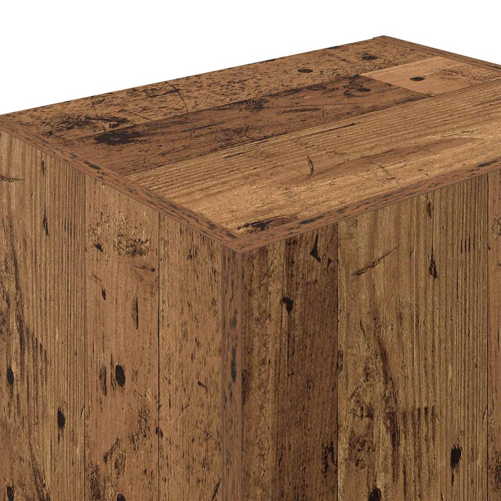 TV Wall Cabinet 40.5 X 30 X 102 Cm Reclaimed Wood Engineered Wood