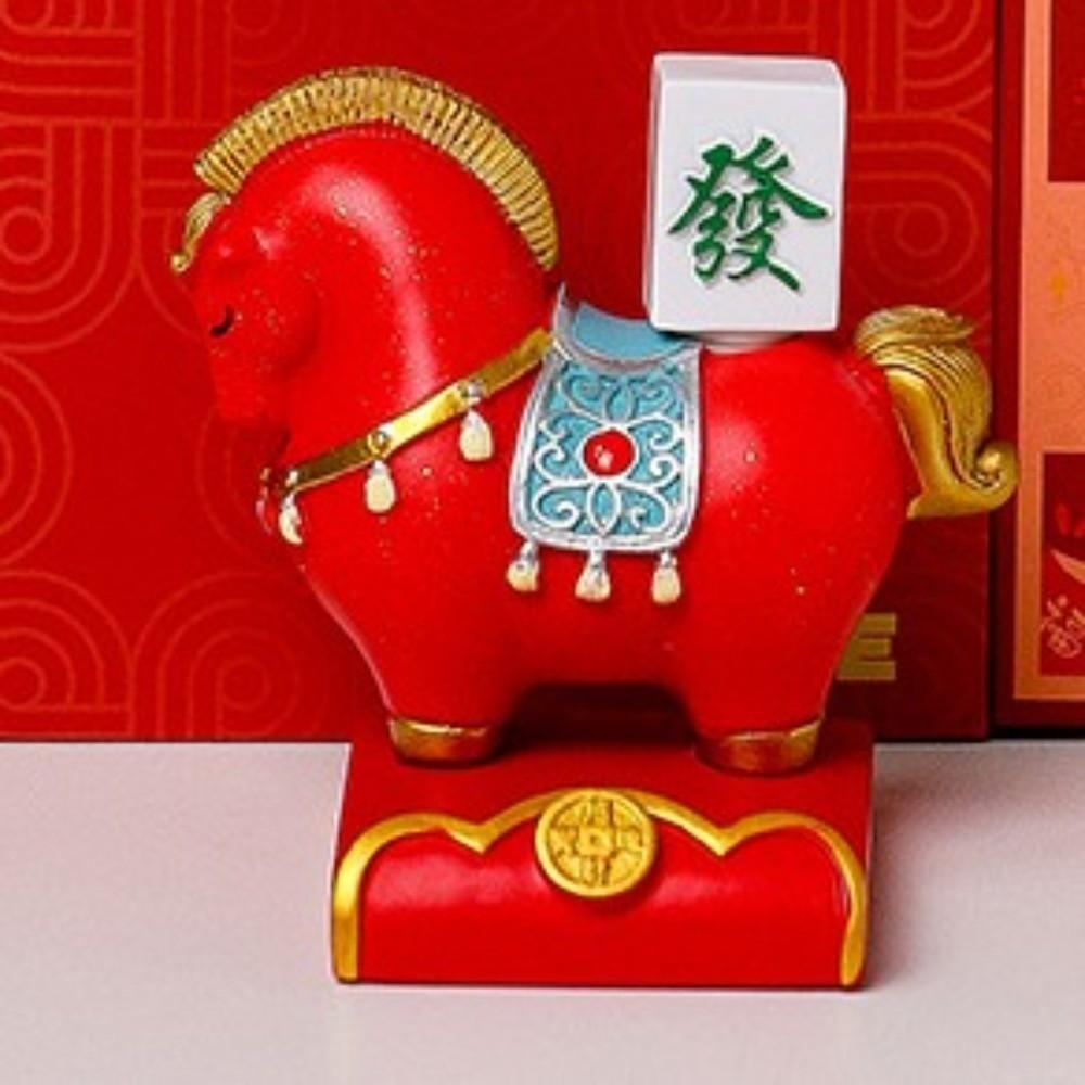 Year of The Horse 2026 Horse Year Figurines Mobile Phone Stand  Home Party Decor