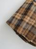 American Retro Plaid Low-Waist Pleated Skirt – 2026 Spring/Autumn College Style