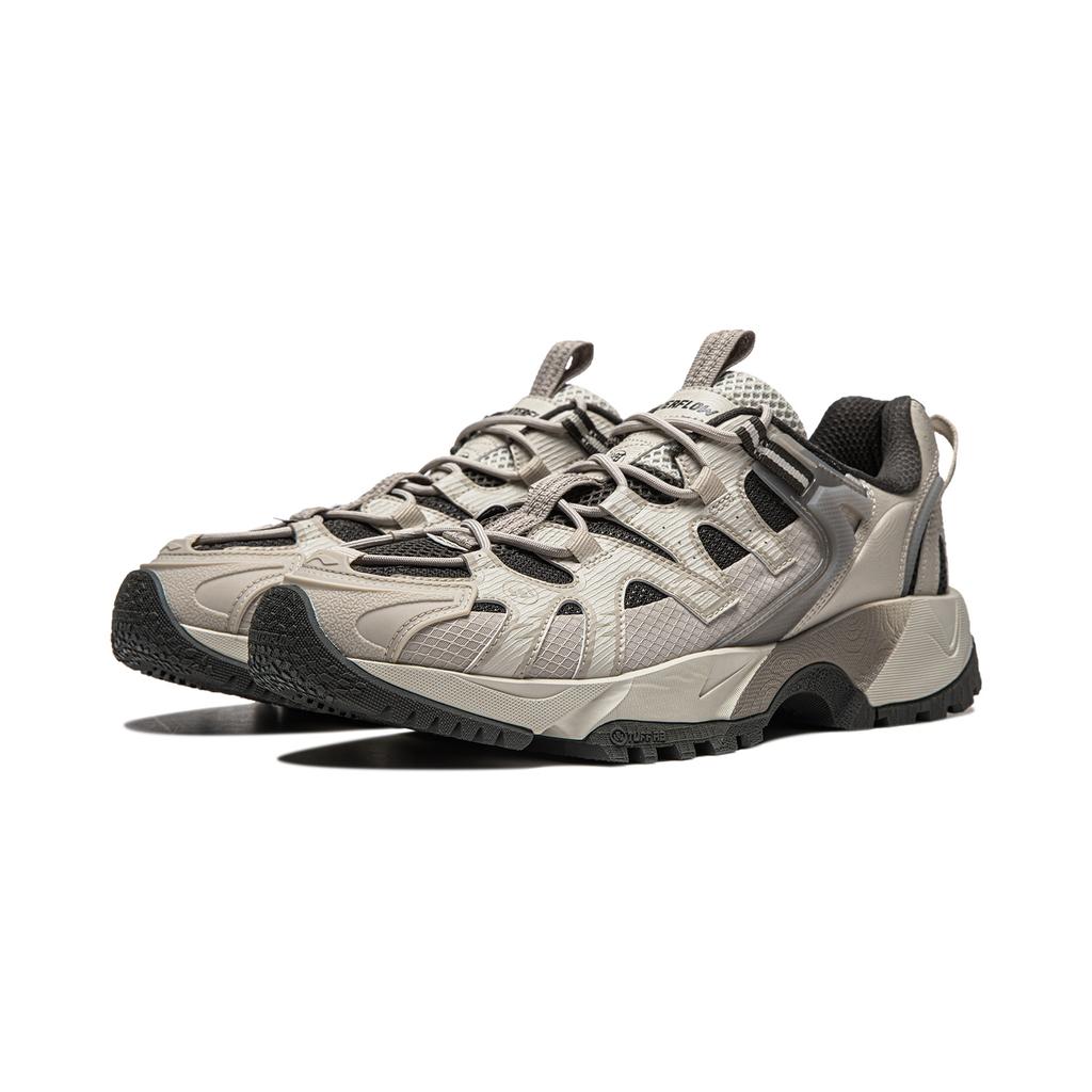 New LiNing CF Tracing Collection, Xingye Cushioning, Wear Resistant Low Top Casual Shoes Men's Gray AGLU073-2