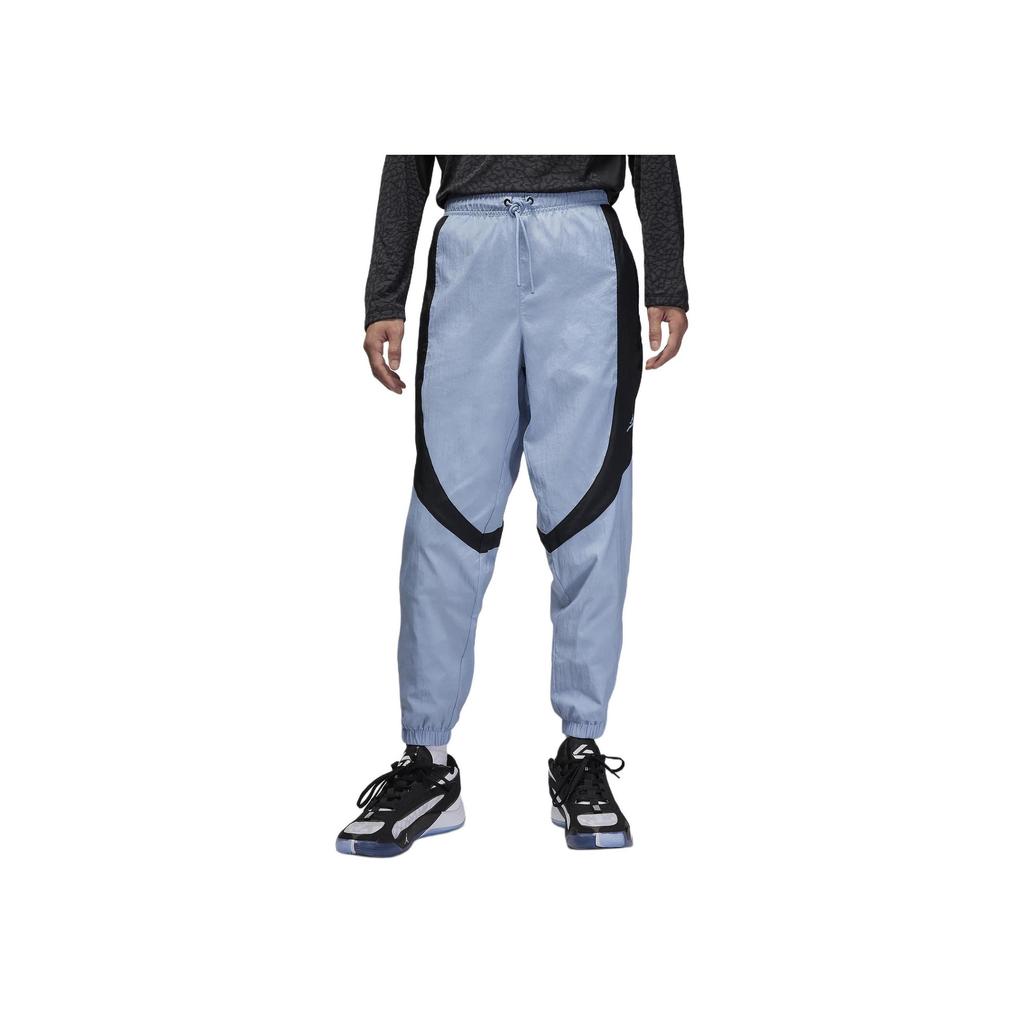 Jordan Colorblock Streifenmuster Kordelzug Strick Sweatpants Herren Unterteile Blau FN5851-436