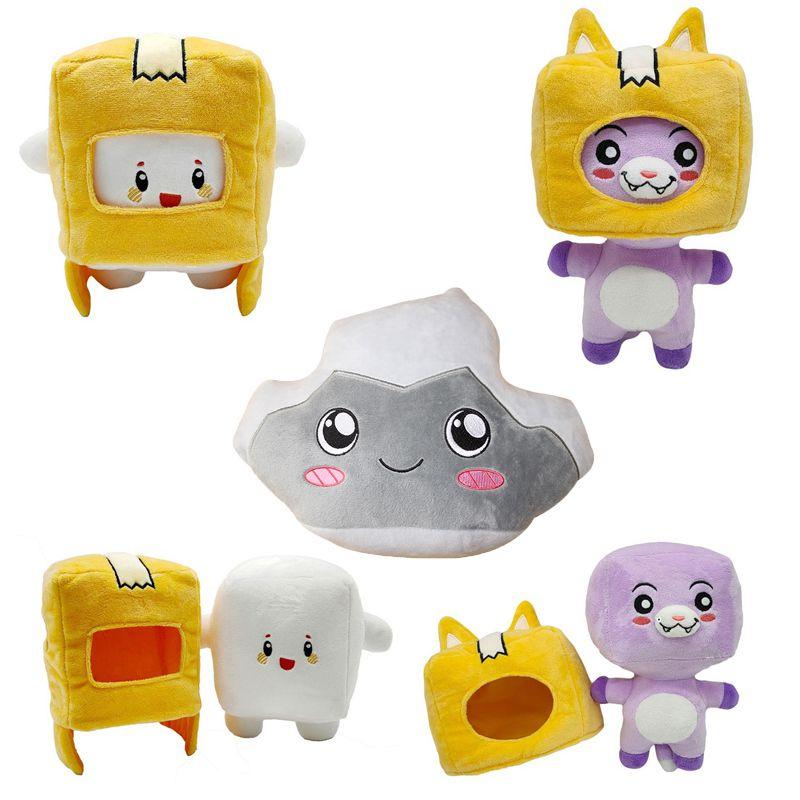 Lankybox Boxy Foxy Rocky Plush Soft Stuffed Toy Kid Game Figure Plushie Doll