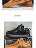Men's Four Seasons Trend Low-Top Thick-Soled Sneakers - Casual, Height-Increasing, Flat Sports Shoes for Autumn and Winter.