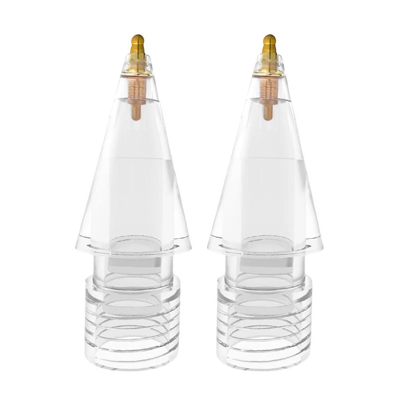 1/2/3Pcs Anti-slip Pencil Tips for Apple Pencil 1st 2nd Generation Fine Point Tablet Pen Nibs Precise Spare Stylus Metal Nib