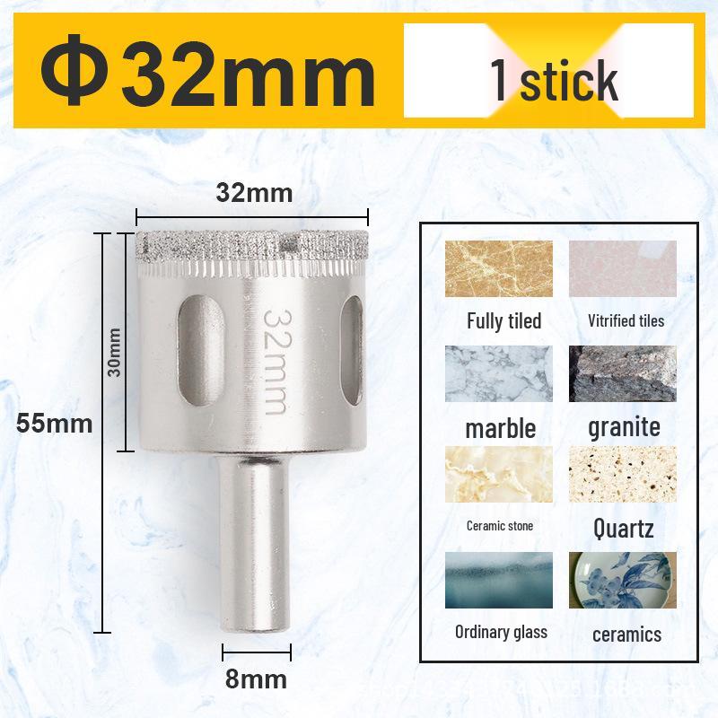 Alloy Glass & Tile Hole Drill Bit Set