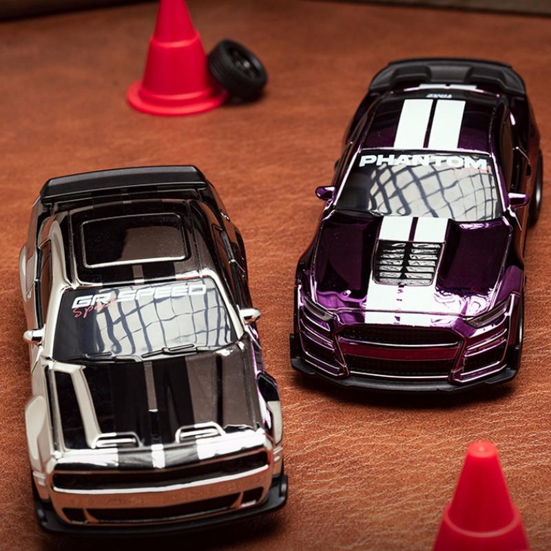 New Wennan Wind 1/43 Wild Horse Daoqi Rc Mini Drift Remote Control Car High Speed Racing Full Scale Gyroscope Remote Control Toy